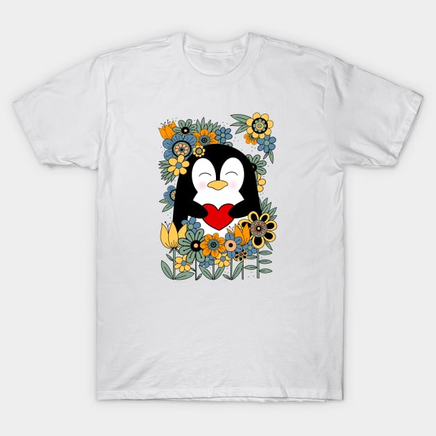 Penguin T-Shirt by Manxcraft